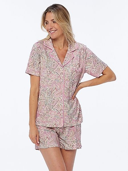 Pure Shape Pyjama Hemdbluse & Shorty günstig online kaufen