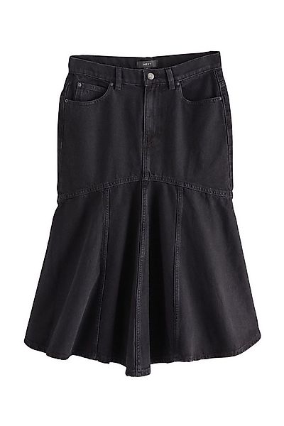 Next Midirock Hintern längerer Jeansrock Midirock 100% Baumwolle (1-tlg) günstig online kaufen