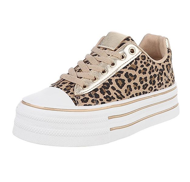 Ital-Design Moderne Sneaker mit Plateau, trendiges Design und Komfort Sneak günstig online kaufen