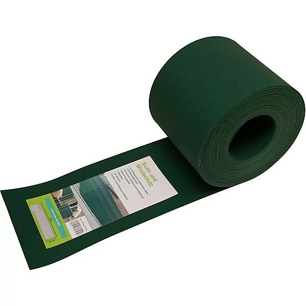 Solid PVC-Sichtschutzstreifen 19 cm x 250 cm Grün günstig online kaufen