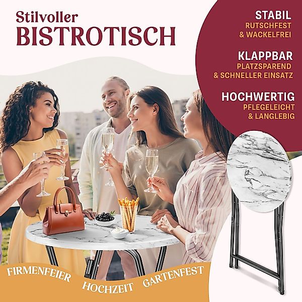 KESSER Bistrotisch Stehtisch Bistrotisch mit PVC-Platte günstig online kaufen