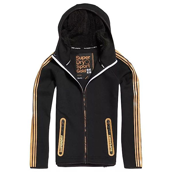 Superdry Gymtech Goldhd Sweatshirt Mit Reißverschluss 2XS Black günstig online kaufen