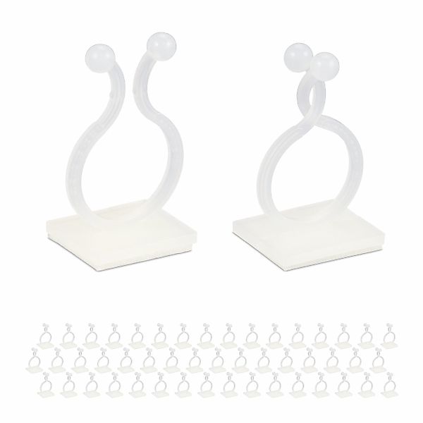 relaxdays Gartenpflege-Set Pflanzenclips selbstklebend im 240er günstig online kaufen