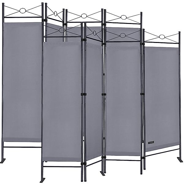 Paravent Lucca 2er-Set Anthrazit 180x163cm günstig online kaufen