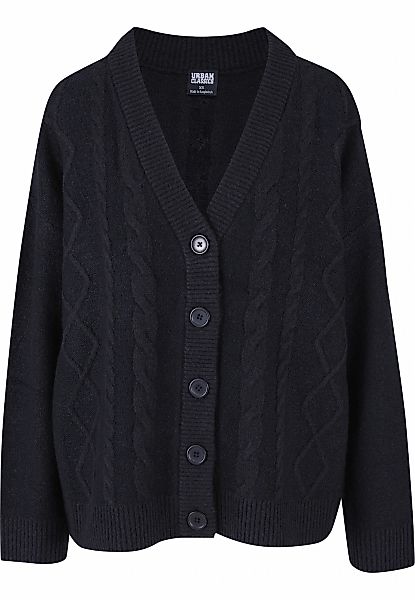 URBAN CLASSICS Strickjacke "Urban Classics Damen Ladies Cabel Knit Cardigan günstig online kaufen