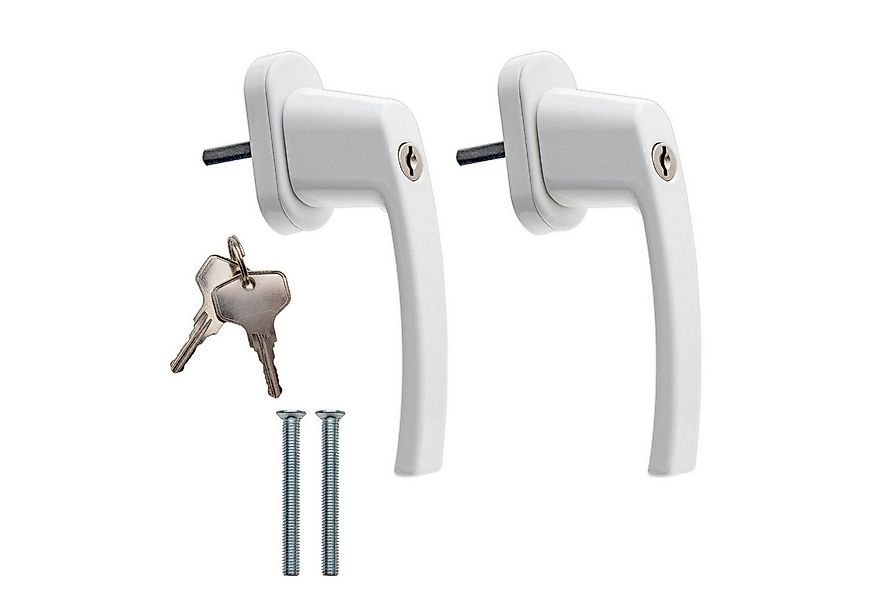 Intirilife Fenstergriff, (10-tlg), 2x Fenstergriff mit je 2 Schlüsseln Grif günstig online kaufen