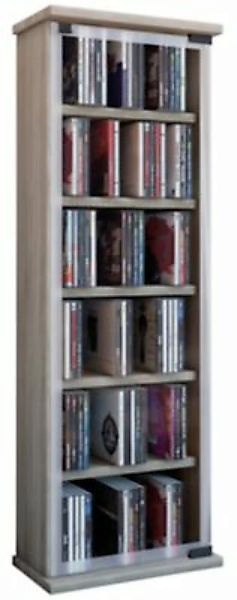 VCM Holz CD DVD Stand Regal Schrank Aufbewahrung Standregal Ständer Classic günstig online kaufen