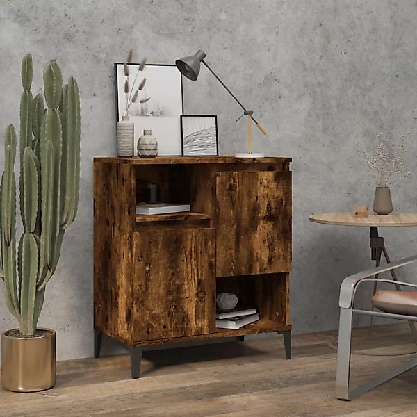 Vidaxl Sideboard Räuchereiche 60x35x70 Cm Holzwerkstoff günstig online kaufen