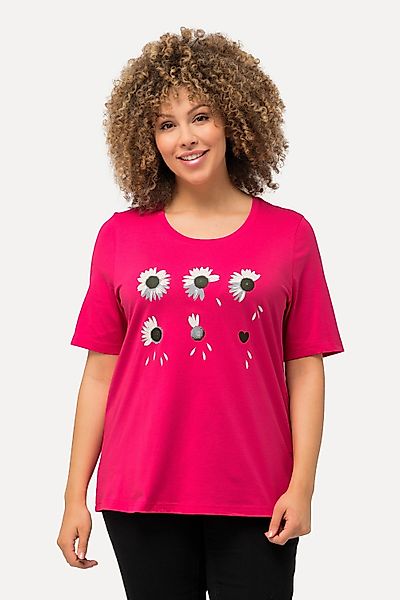 Ulla Popken T-Shirt T-Shirt Blüten Classic günstig online kaufen