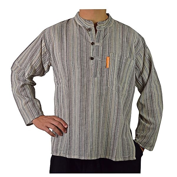 SIMANDRA Streifenhemd Herren Kurta Klassisch Gestreift günstig online kaufen