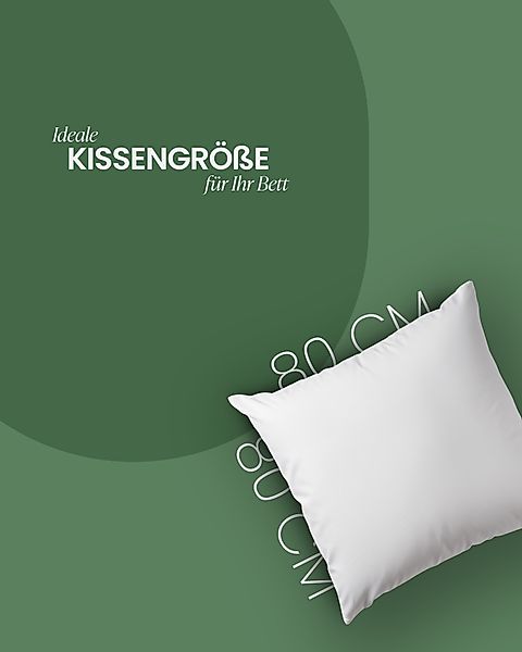 Bestlivings Federkissen Kopfkissen "Tierwohl", Füllung: 100% günstig online kaufen