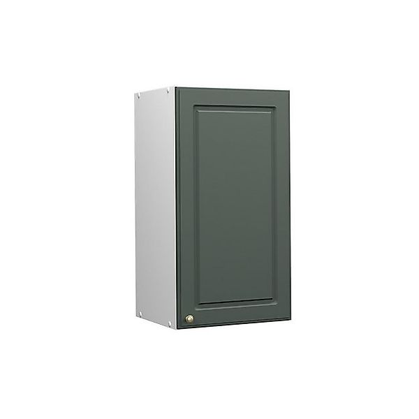 Vicco Badschrank Fame-Line Grün-Gold Landhaus/Weiß 40 x 72 cm günstig online kaufen
