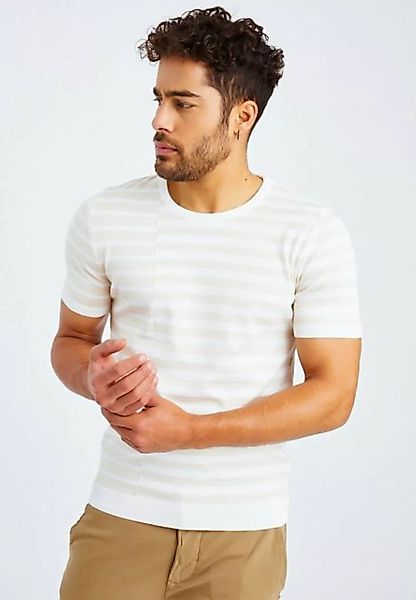 Leif Nelson T-Shirt Feinstrick Rundhals LN-7660 günstig online kaufen
