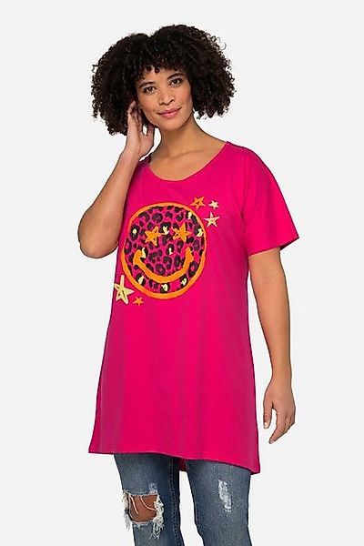 Angel of Style T-Shirt T-Shirt oversized Smiley Rundhals Halbarm günstig online kaufen