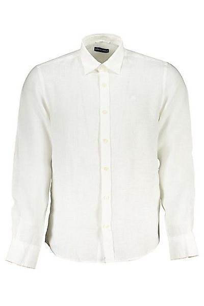 North Sails Langarmhemd Weißes Langarmshirt für Herren mit italienischem Kr günstig online kaufen