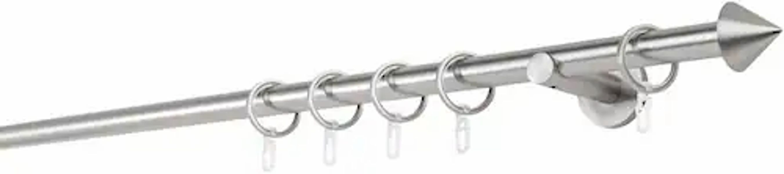 mydeco Gardinenstange »20mm Spitze Wandträger 6,5 cm« 1-läufig Fixmaß günstig online kaufen
