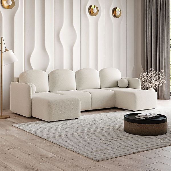 Masseno Ecksofa NUBERO mit Schlaffunktion U-Form, günstig online kaufen