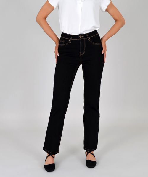 ESRA Straight-Jeans Damen Jeans Gerade hohe günstig online kaufen
