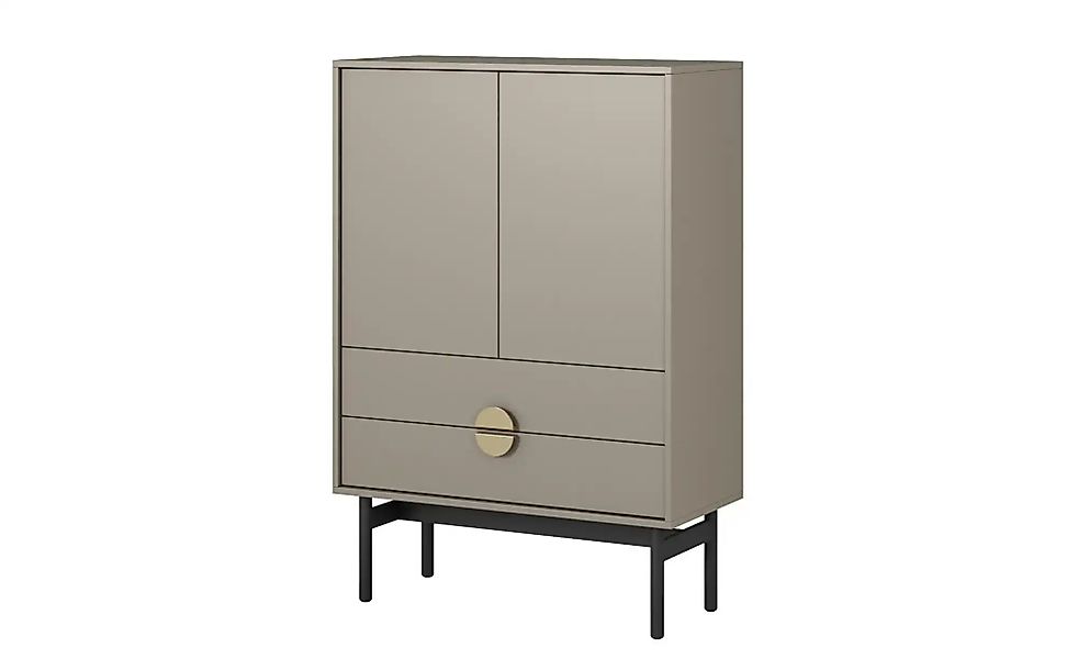 Selsey Highboard  Stoon ¦ beige ¦ Maße (cm): B: 85,5 H: 123,7 Kommoden & Si günstig online kaufen