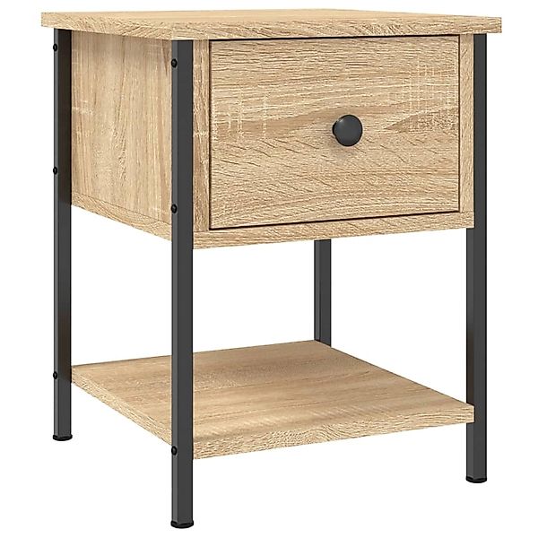 vidaXL Nachttisch Nachttisch Sonoma-Eiche 34x35,5x45 cm günstig online kaufen