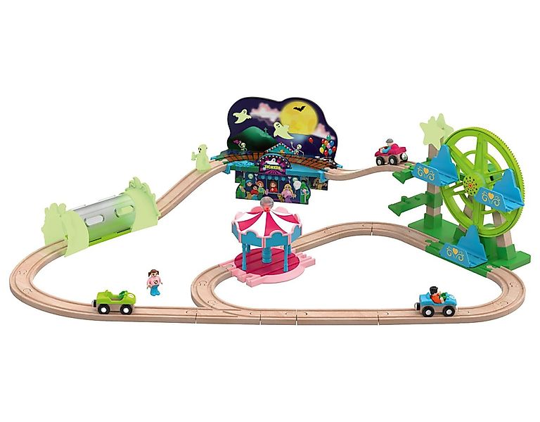 Playtive Spielzeug-Eisenbahn Playtive Eisenbahn-Set Freizeitpark Spielzeug günstig online kaufen
