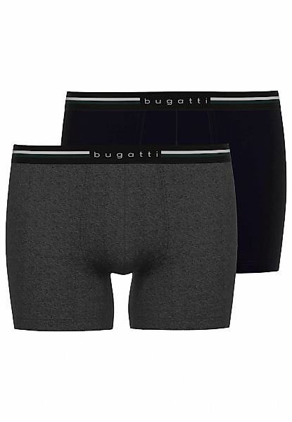 bugatti Lange Unterhose "Neapel", (2er Pack), Mit elastischem Logobund günstig online kaufen