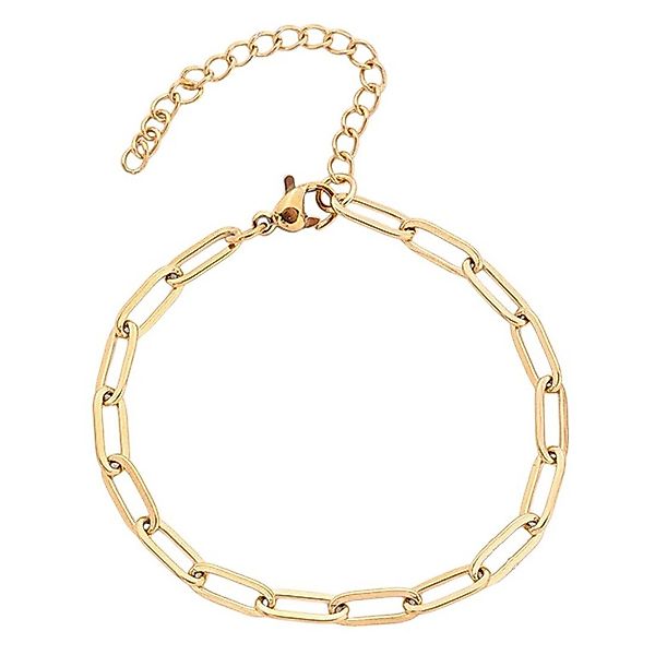 KARMA Edelstahlarmband Silber oder Gold Gliederarmband günstig online kaufen