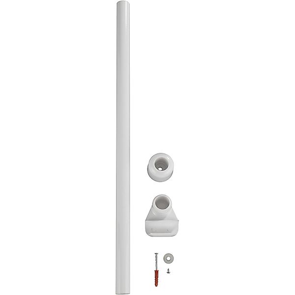 Wenko Deckenstütze für Teleskop Duschstange 25 mm Weiß günstig online kaufen