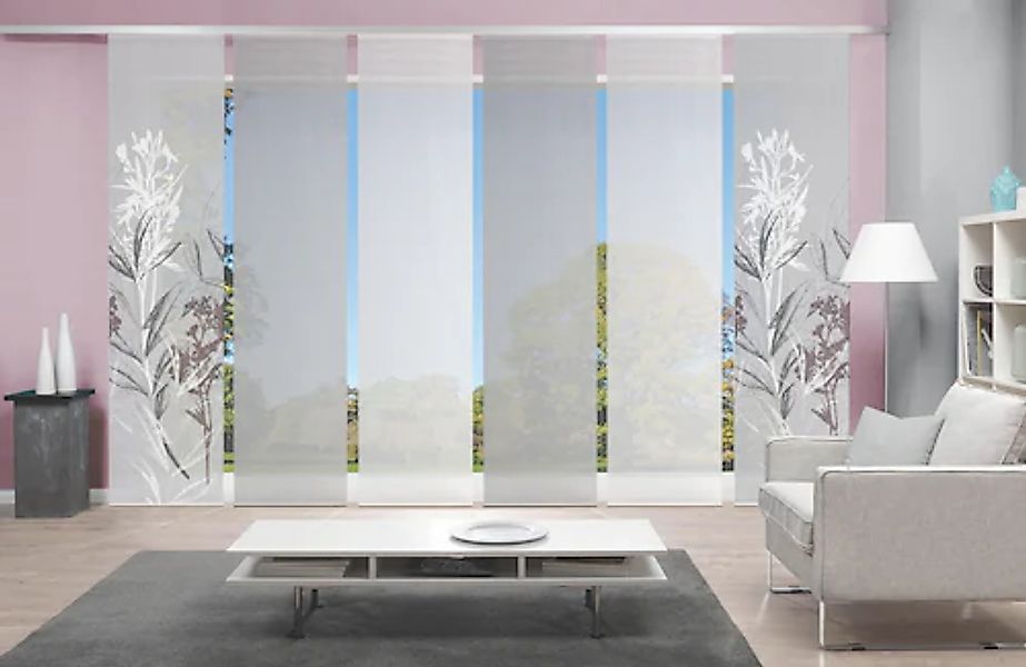 Vision S Schiebegardine »6ER SET SEMORA« Paneelwagen 6 Stk. tlg. HxB: 260x6 günstig online kaufen