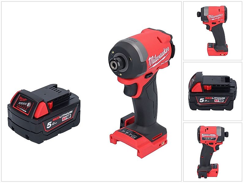 Milwaukee Akku-Schlagschrauber M18 FID3-501 Akku Schlagschrauber 18 V 1/4" günstig online kaufen