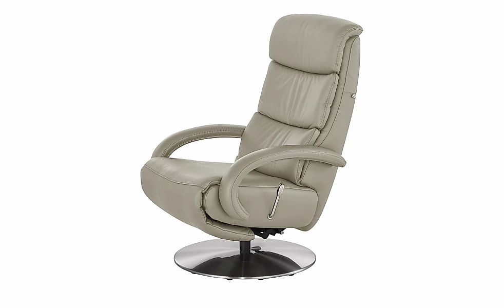 Hukla Leder-Relaxsessel  Florian ¦ grau ¦ Maße (cm): B: 73 H: 109 T: 91.0 P günstig online kaufen