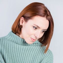 ALEXASCHA Paar Ohrstecker Quadratische Statement Ohrringe günstig online kaufen
