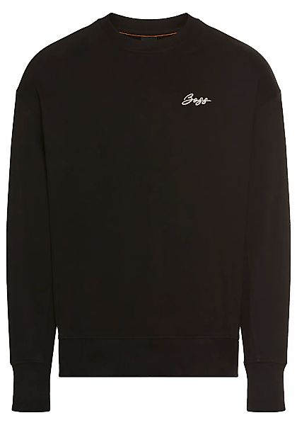 BOSS ORANGE Sweatshirt "Eteia Premium Damenmode", mit Rippdetails, Logo günstig online kaufen