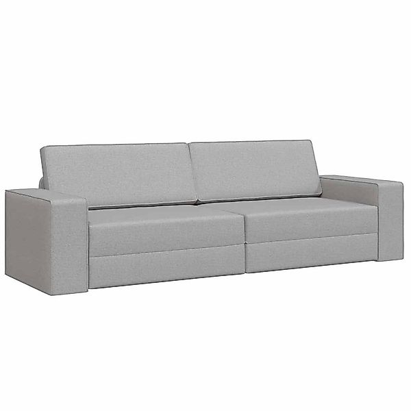 vidaXL Sofa Boden-Sofa-Bett Wolken-Grau 245 x günstig online kaufen