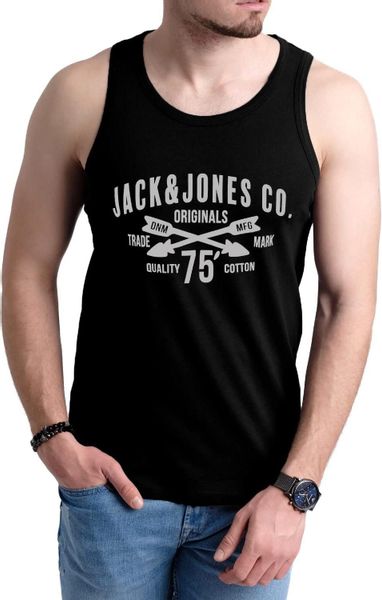 Jack & Jones Tanktop Bedrucktes Shirt günstig online kaufen