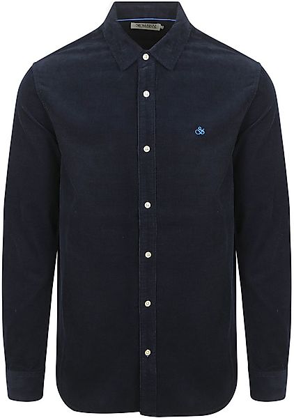 Scotch and Soda Solid Corduroy Hemd Schwarz - Größe L günstig online kaufen