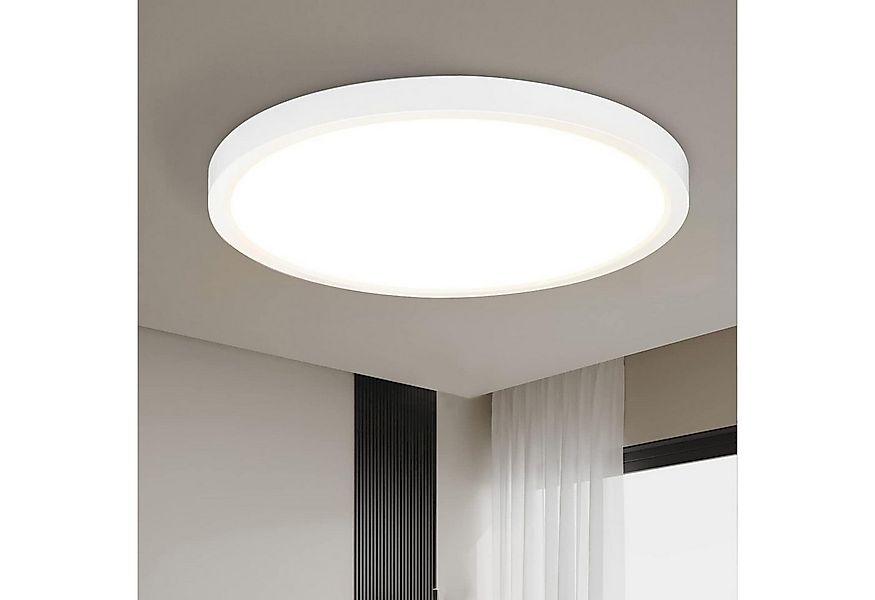 ZMH LED Deckenleuchte Wohnzimmer Deckenlampe Modern einfache Selbstmontage günstig online kaufen