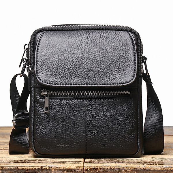 YUBRO-STUDIO Umhängetasche Herren Leder Umhängetasche Messenger günstig online kaufen