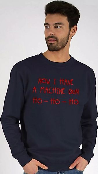 Shirtracer Sweatshirt Ho Ho Ho Now I Have a Machine Gun (1-tlg) Weihachten günstig online kaufen