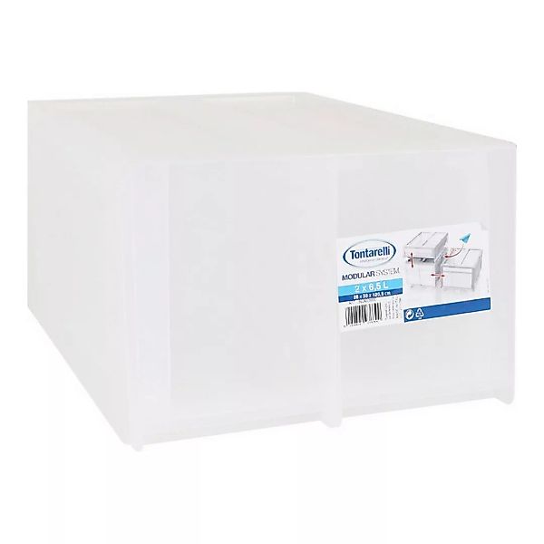 Schubladenschrank Tontarelli Modular Weiß Kunststoff (29 X 38 X 20,5 Cm) günstig online kaufen