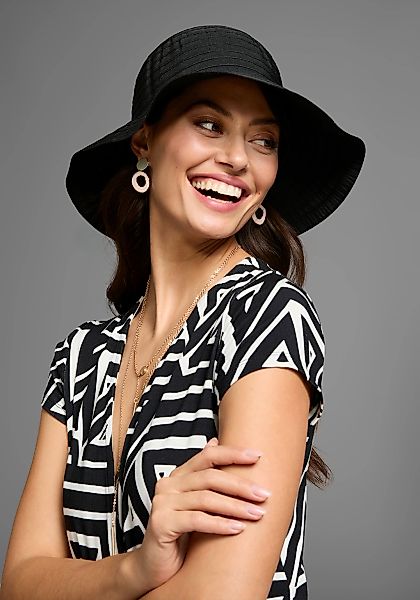 Laura Scott Sonnenhut im eleganten Look, knautsch und faltbar günstig online kaufen