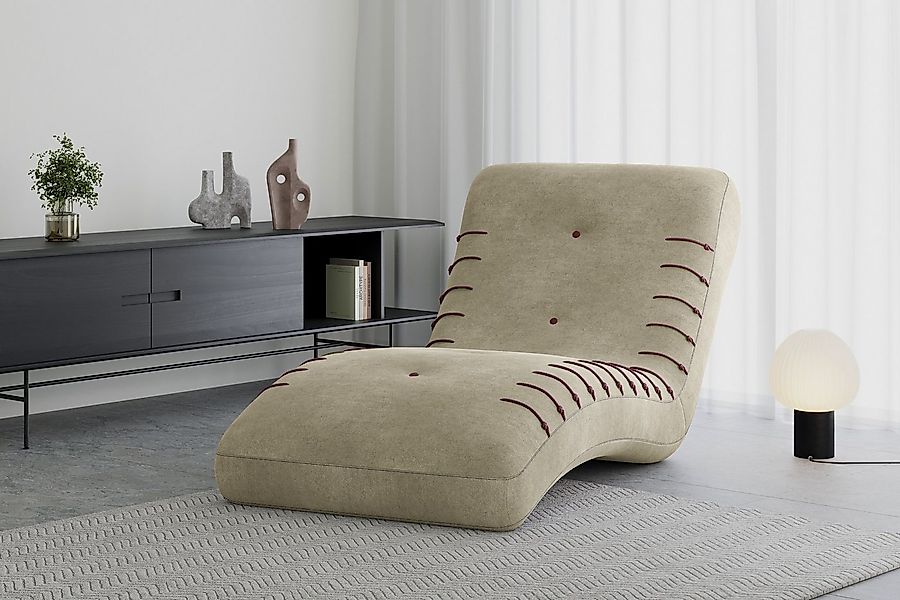 MOEBLO Chaiselongue SPLINE, – Sitz- und Liegesessel Sofa elegantes Liegesof günstig online kaufen