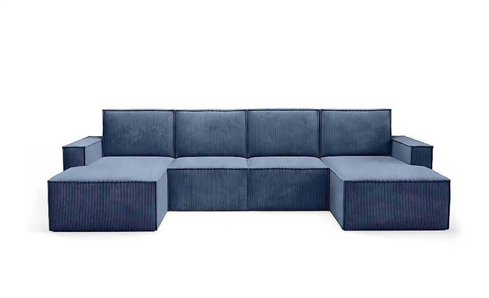 Wohnlandschaft  Orto ¦ blau ¦ Maße (cm): B: 320 H: 93 Polstermöbel > Sofas günstig online kaufen