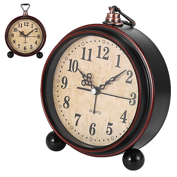 BlingBin Wecker Analog Ohne Ticken, Tischuhr günstig online kaufen