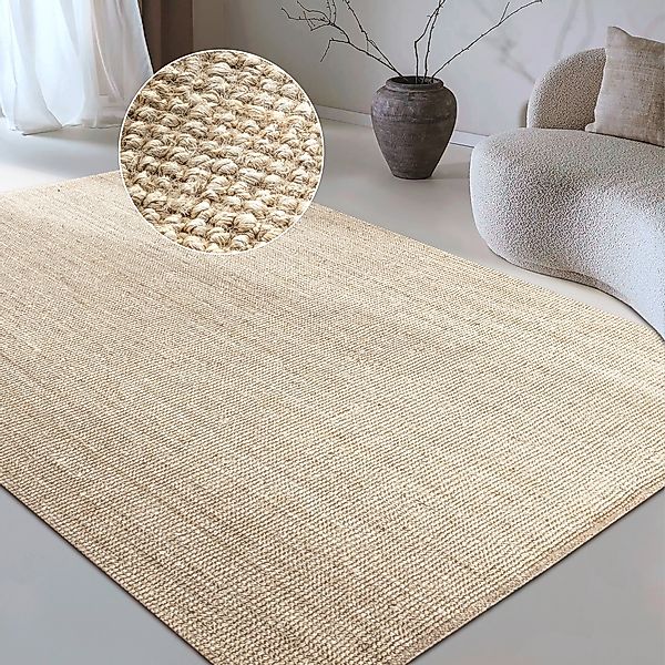 my home Teppich »Avot Juteteppich«, rechteckig, 10 mm Höhe, 100% Jutefaser, günstig online kaufen