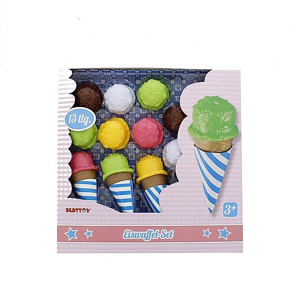 Besttoy Spielküche Besttoy - Eiswaffel-Set Kunststoff günstig online kaufen