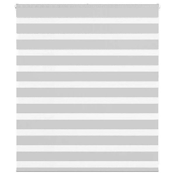 vidaXL Doppelrollo Hellgrau 130x100 cm Stoffbreite 125,9 cm Polyester 40144 günstig online kaufen