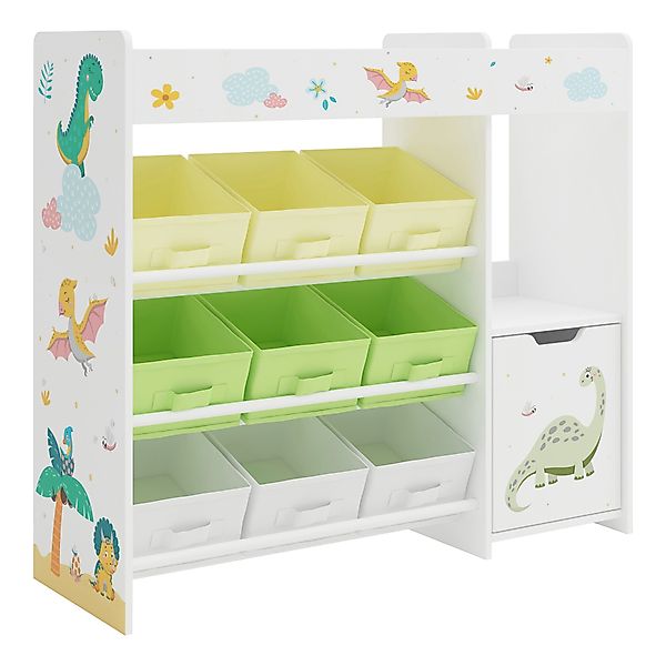 en.casa Kinderregal, »Søndreland« mit 9 Faltboxen günstig online kaufen