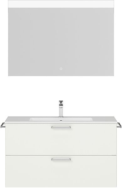 nobilia Badmöbel-Set "Tolvina" vormontiert, mit Soft-Close, 2 Stk. tlg. günstig online kaufen