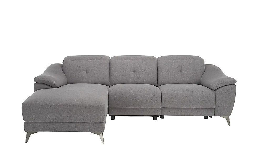 uno Ecksofa mit elektrischer Relaxfunktion Eva ¦ grau ¦ Maße (cm): B: 255 H günstig online kaufen